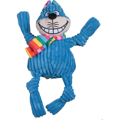 HuggleHounds Rainbow Cheshire Cat Knottie Large 36 x 20 cm