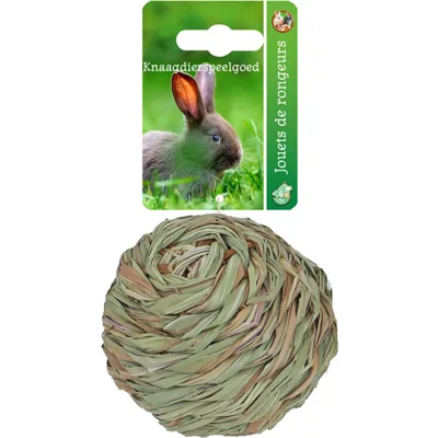 Boon Grasbal Geweven met Bel - 10 cm