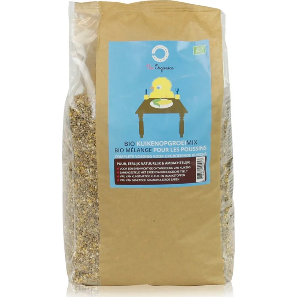 4x Via Organica Bio Kuikenopgroeimix 4 kg