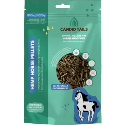 Candid Tails Henneppellets met CBD Paard - 1,5 kg