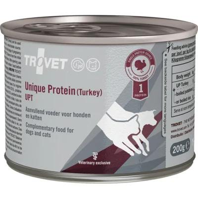 Trovet Honden- en Kattenvoer Nat UPT Unique Protein Kalkoen 6 x 200 gr