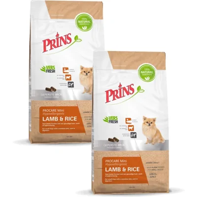 Prins ProCare Mini Lam & Rijst Hond 2 x 3 kg