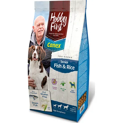 HobbyFirst Canex Senior Fish & Rice Hond 3 kg