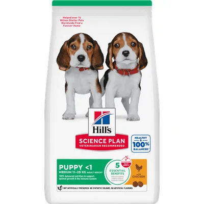 Hill's Science Plan Hond Puppy Medium Kip 18kg