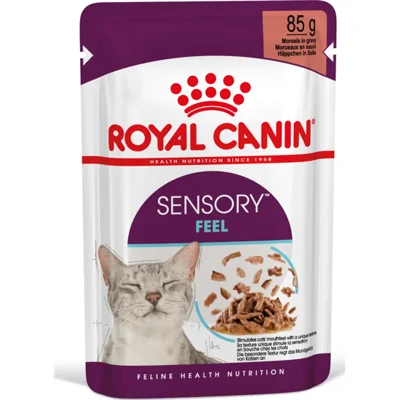 Royal Canin SENSORY Feel in Gravy natvoer kattenvoer zakjes 12x85g
