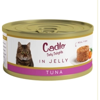 Cadilo Daily Delights - tonijn in gelei - natvoer kat (70 g) 1 verpakking (6 x 70g)
