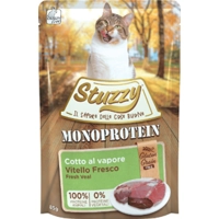 Stuzzy Cat Grain Free Monoprotein kalf nat kattenvoer 85 gram 1 doos (20 x 85 g)