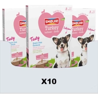 10x Smolke Vers Gestoomd Hondenvoer Nat Turkey 395 gr product name