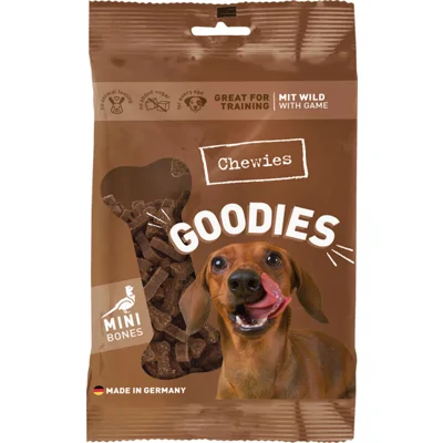 12x Chewies Goodies Hondensnacks Mini Wild 125 gr