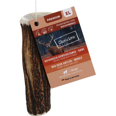 2x Chewies Edelherten Gewei Stang XL 250 gr
