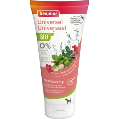3x Beaphar Bio Shampoo Tube Universeel 200 ml