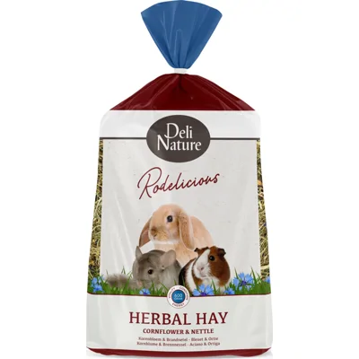 6x Deli Nature Rodelicious Kruidenhooi Korenbloem&Brandnetel 600gr