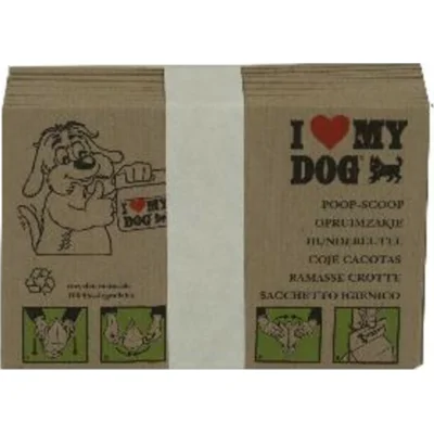 I Love My Dog Bundel Poepzakjes 10 stuks