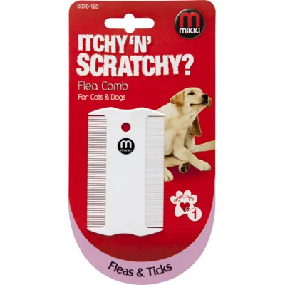 Mikki All Plastic Flea Comb