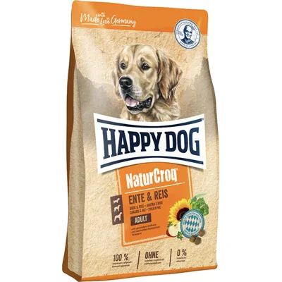 Happy Dog NaturCroq - Eend en Rijst - 11 kg