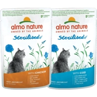 Almo Nature Sterilised - Maaltijdzakje - Kabeljauw en Kip
