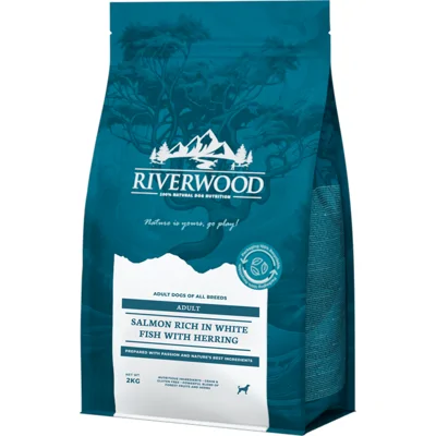 Riverwood Adult Hondenvoe  - Zalm & Witvis met Haring - 2 kg