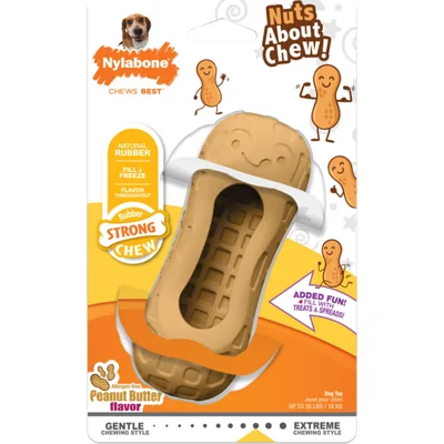 Nylabone Strong Chew Peanut Spread Toy