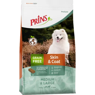 Prins ProCare Graanvrij Skin & Coat 12 kg