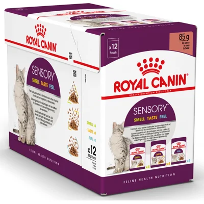 Royal Canin SENSORY Mutipack in Gravy natvoer kattenvoer zakjes 12x85g
