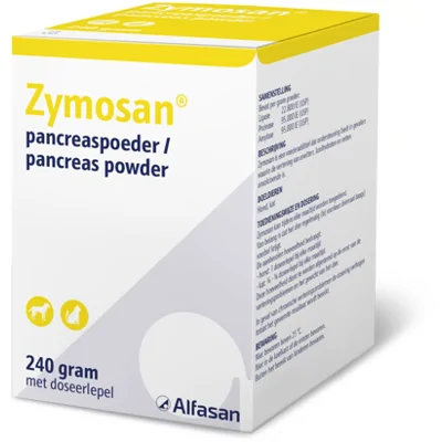 Zymosan Pancreaspoeder Hond & Kat 240gr