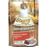 Stuzzy Cat Grain Free Monoprotein kalkoen nat kattenvoer 85 gram 1 doos (20 x 85 g)