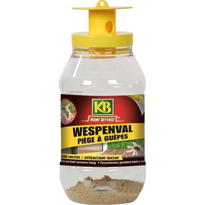 KB Wespenval Tegen Wespen - Makkelijk op te hangen - Inclusief lokmiddel - Snel toepasbaar