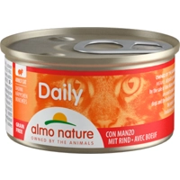 24x Almo Nature Daily Menu Kattenvoer Nat Blikje Rund 85 gr