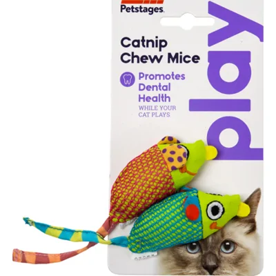 Petstages Cat Catnip Chew Mice Multi