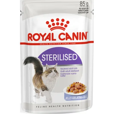 48x Royal Canin Sterilised Jelly Kattenvoer Nat 85 gr