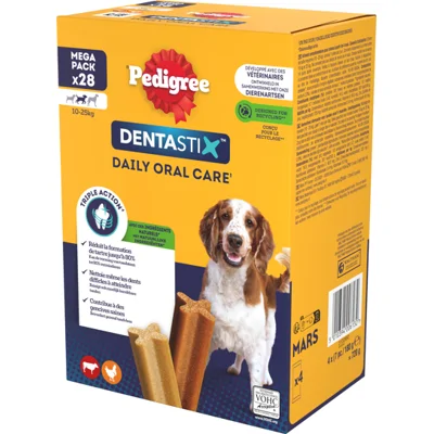 Pedigree Hondensnack Dentastix M 40 stuks 2,88 kg