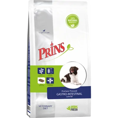 Prins ProCare Pressed Gastro-Intestinal Low Fat Hondenvoer 12 kg