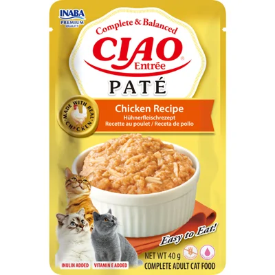 Ciao Kattenvoer Nat Entrée Paté Chicken 40 gr