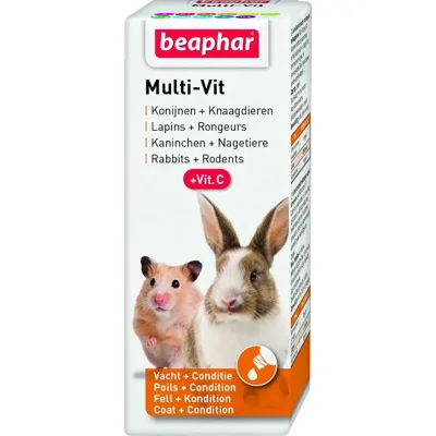 Beaphar Multi-Vit Konijn/Knaagdier 50ml