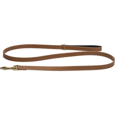 Beeztees Balacron Ax kunstleer hondenriem bruin 180 x 2 cm