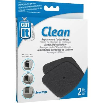 Catit koolstoffilter navulling kattentoilet 2st