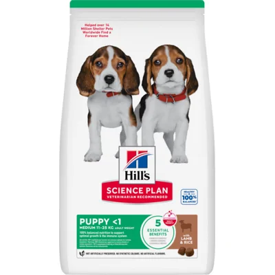 Hill's Science Plan Hond Puppy Medium Lam&Rijst 18kg