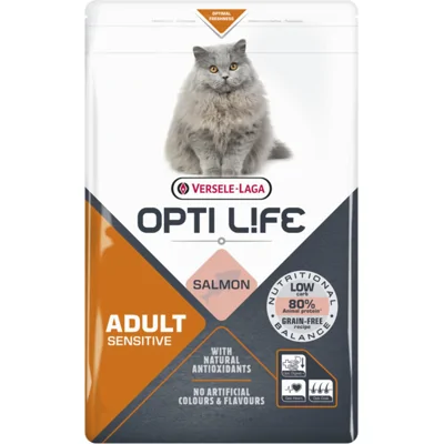 Versele-Laga Opti Life Cat Adult Sensitive 1 kg Zalm
