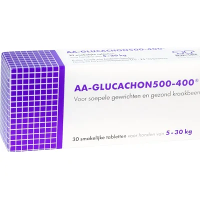AA Glucachon gewrichten en kraakbeen supplement hond 30 tabletten (5-30 kg)