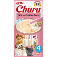 Inaba Ciao Churu met tonijn en zalm kattensnack 12 x 14 g