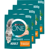4x Purina ONE Adult Kip - Volkoren Granen 800 gr product name