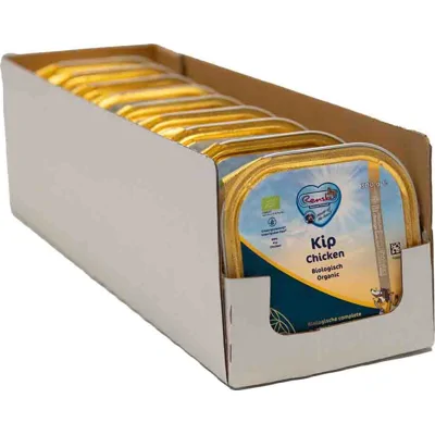 9x Renske Bio Vers Gestoomd Hondenvoer Nat Kip 300 gr