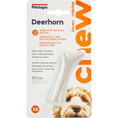 Petstages Deerhorn Gewei Grijs 10,2 x 18,4 x 2,5 cm