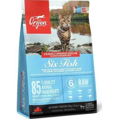 Orijen Whole Prey Kattenvoer 6 Fish 340 gr