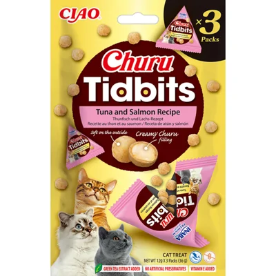 Ciao Kattensnack Churu Luxury Tuna&Salmon 3 x 12 gr