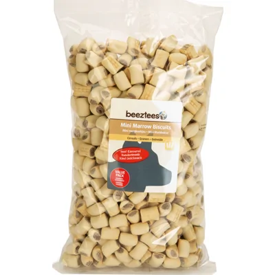 Beeztees Mini Mergkoekjes Rund - 1400 gram
