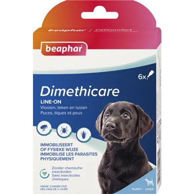 Beaphar DIMETHIcare Line-On Puppy 6 stuks