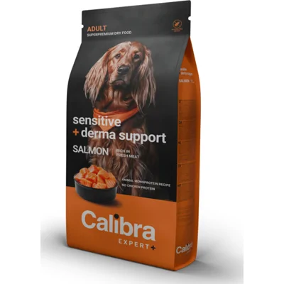 Calibra Expert+ Hondenvoer Sensitive & Derma Support Zalm 12 kg