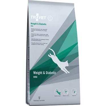TROVET Weight & Diabetic WRD Kat - 2,5 kg