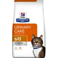 4x Hill's Prescription Diet Kattenvoer Droog s/d Urinary Care Kip 3 kg